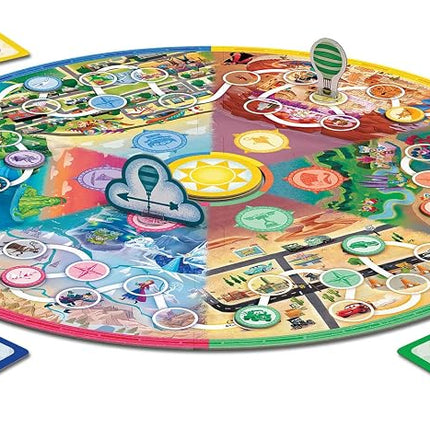 Ravensburger Disney Gifts - Around The World Board Game for Kids Age 4 Years Up - 2 to 4 Players Board Game