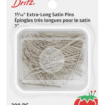 Dritz Straight Pins, Nickel, 1-5/16-inch