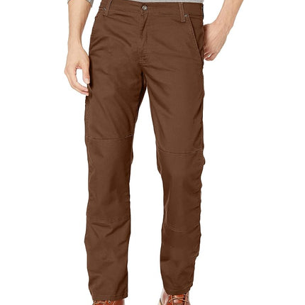 Dickies Men's Tough Max Duck Double Knee Pant Work Utility, Stonewash Timber, 38W x 30L