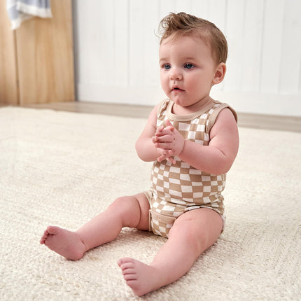 Gerber Baby Boys Multi-pack Sleeveless Onesies Bodysuit, Blue Bike, 3-6 Months