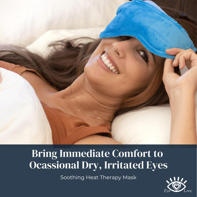 Warm Eye Compression Mask - Wet Heat Compress for Irritated Eyes and Eyelid Lumps