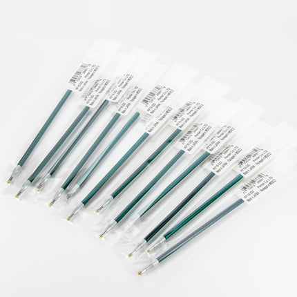 Pentel Arts Sparkle Pop Gel Pen Refill, (1.0mm), Bold Line, Green-Blue Ink, Pack of 12 Refills (KF10-DD)