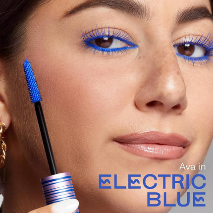 tarte tartelette tubing mascara – Lash Extensions in a Tube, Easy-to-Remove Eye Makeup, Clinically Proven to Volumize & Curl, 24Hr Smudge-Proof Longwear, Vegan & Cruelty-Free, full size, electric blue