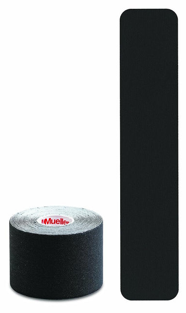 Mueller Kinesiology Tape 20 Pre-Cut I-Strip Roll, 