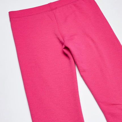 Hanes Big Girls' ComfortSoft EcoSmart Open Bottom Fleece Sweatpant, Amaranth, L