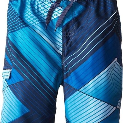 Kanu Surf Big Boys' Y.O.L.O. Swim Trunks, Navy, X-
