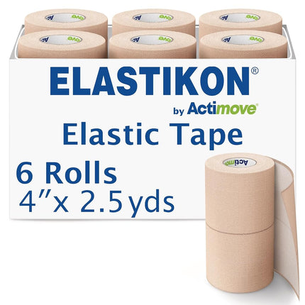 Actimove Elastikon Elastic Adhesive Tape, 4" x 2.5