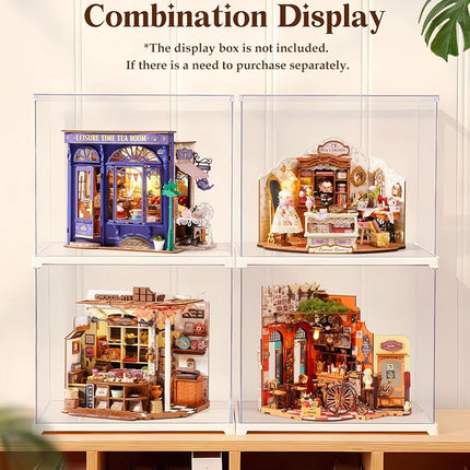Rolife DIY Miniature House Kit Elsa's Tailoring, Mini Dollhouse Kit for Adults, Mini Room Building Kit for Teens, DIY Craft Kits for Parents Friends Girls Boys (Elsa's Tailor Shop)