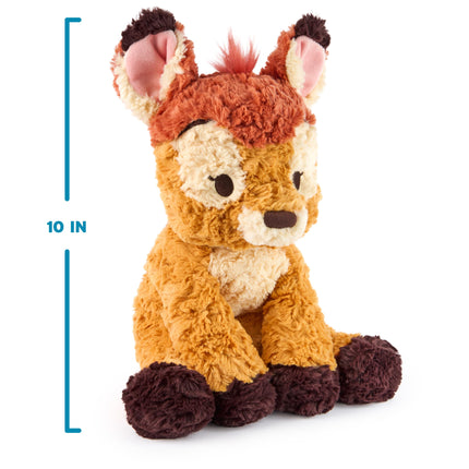 GUND Disney Peluche oficial de Bambi, Colección Disney Cozys, Juguetes de Bambi, Peluche de ciervo para mayores de 1 año, Marrón, 25.4 cm