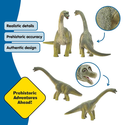 Schleich Dinosaurs - Brachiosaurus Toy Dino Figurine - Kids Ages 4+ | 14581
