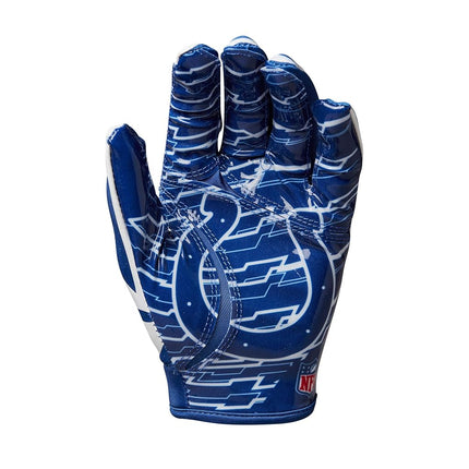 Wilson NFL Stretch Fit Football Gloves - Adult, Indianapolis Colts