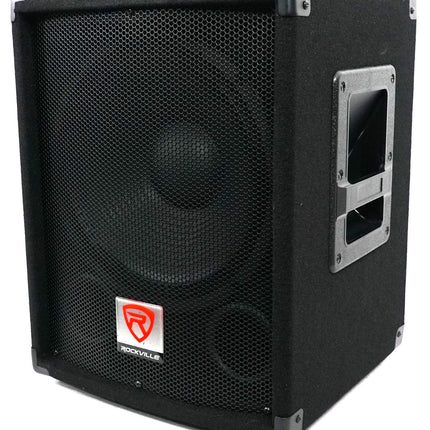 Rockville SBG1128 12-Inch 600 Watt Passive Pro DJ Subwoofer, MDF Cabinet/Pole Mount