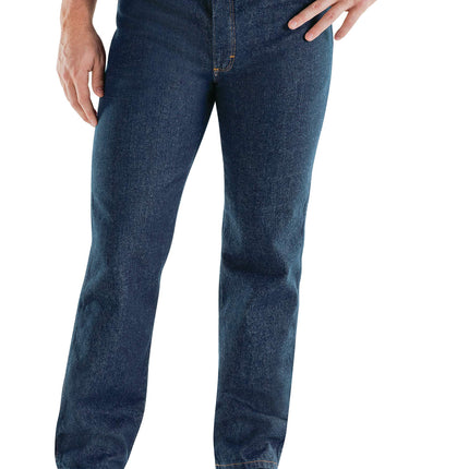 Red Kap Men's Classic Work Jean, Prewashed Indigo,