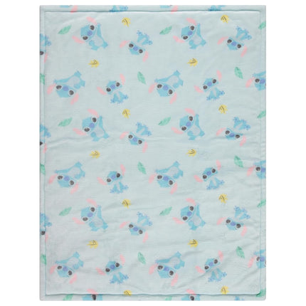 Disney Mickey Mouse, Minnie Mouse, Winnie The Pooh, Lilo and Stitch 2-Ply Infant Blanket - Soft Fleece with Polyfill - Cozy and Warm Baby Blanket for Baby Boys and Girls, 30x40 Inches