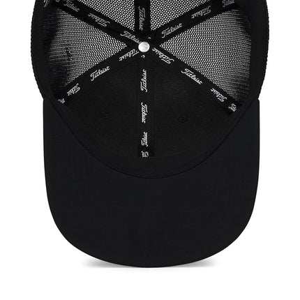 Gorra de golf Titleist Tour Performance Mesh para hombre, talla estándar, negro/blanco