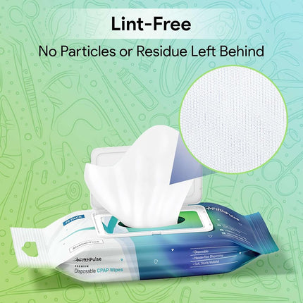 CPAP Mask Wipes - 350 Pack of Disposable CPAP Cleaner Wipes - Unscented, Aloe Infused, and Alcohol Free