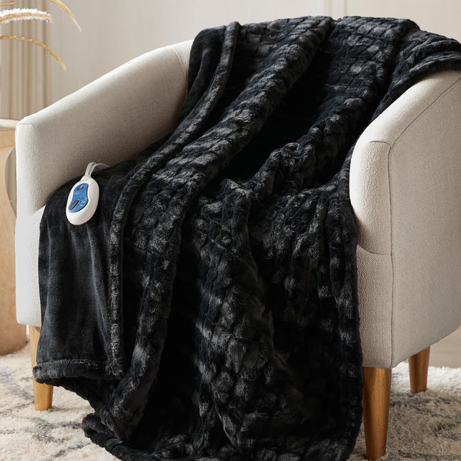 Beautyrest Heated Blanket, Eletric Throw Blanket, 