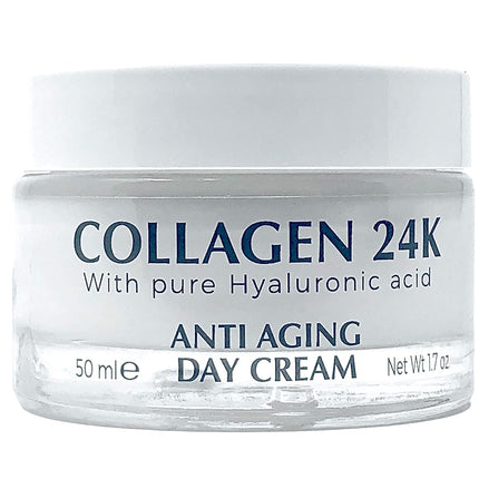 DELFANTI Milano Crema de día antienvejecimiento con colágeno 24K Hecho en Italia 50 ml