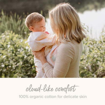Burt's Bees Baby Reversible Blanket, Nursery, Stroller & Tummy-Time Organic Jersey Cotton Quilted Infant & Toddler Bedding