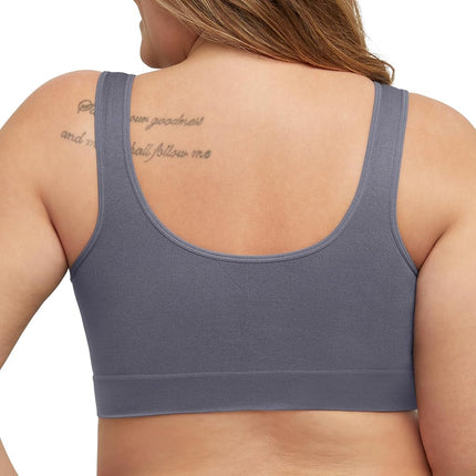 Just My Size Women's Pure Comfort Bra, Private Jet, 2X