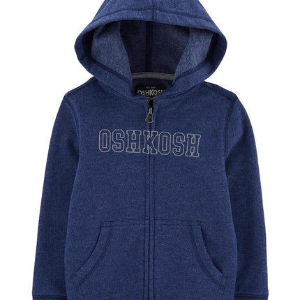 Sudadera con Capucha y Logo para Niño OSHKOSH B'GOSH, Azul Índigo, 24 Meses