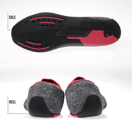 ＳＴＲＡＳＳＥ STRASSE SIM Running Shoes - Lightweight and Thin Sole for Maximum Pedal Control | Comfortable for All Running Games and SIM Platforms | Non-Slip Grip, Breathable fit, Red, 40/42 EU