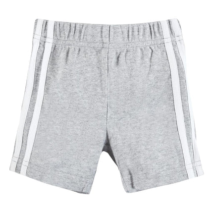 Pantalones cortos de bebé unisex Hudson Baby, paquete de 4, borgoña y azul marino, de 6 a 9 meses