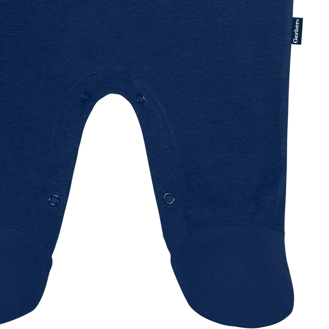 NFL Baby Boys Sleep 'N Play Footie, Buffalo Bills, 0-3 Months