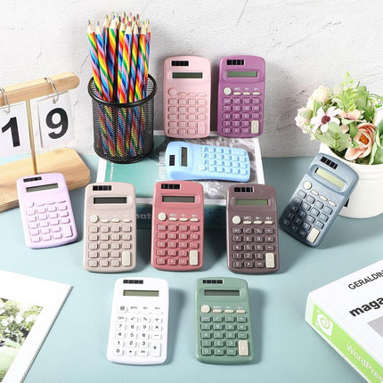 Flutesan 30 Pack Pocket Calculator,Multicolor