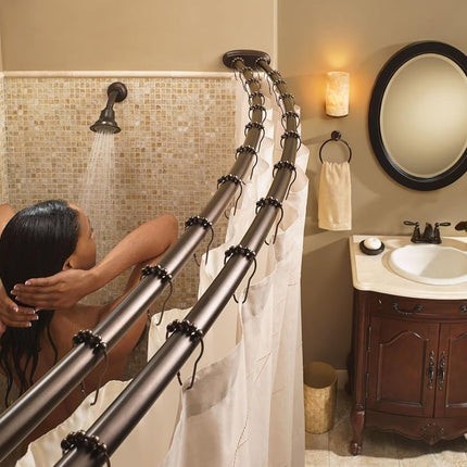 Moen SR2100OWB Lot de 12 anneaux de douche, bronze vieilli