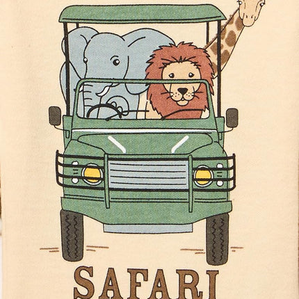Hudson Baby Unisex - Bodis de algodón de manga larga para bebé, Going on Safari, prematuro, paquete de 3 unidades, prematuro
