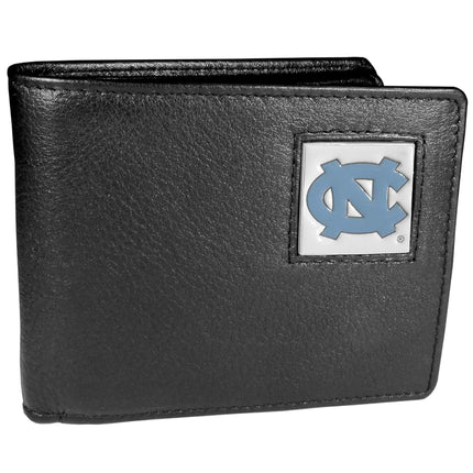 NCAA North Carolina Tar Heels Leather Bi-fold Wall