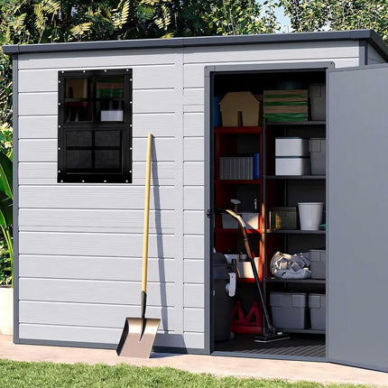 COLORPAPA 2 Pack Shed Windows,12" x 18" Small Sliding Windows,Flush Mount Windows with Tempered Glass and Fiberglass Screen for Shed, Chicken Coop, Playhouse, Household, Garage, Barns (Black)