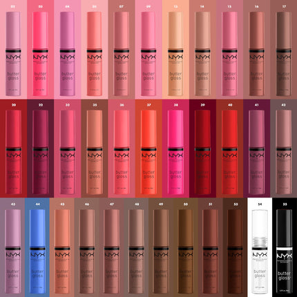 NYX PROFESSIONAL MAKEUP SIONAL MAKEUP Butter Gloss, Non-Sticky Lip Gloss - Licorice (Black)