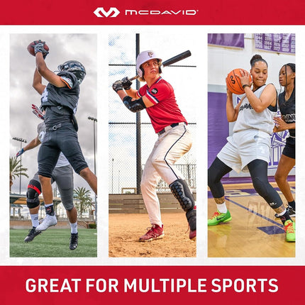 Soporte Atlético Clásico McDavid Paquete de Dos (Blanco, XX-Grande)