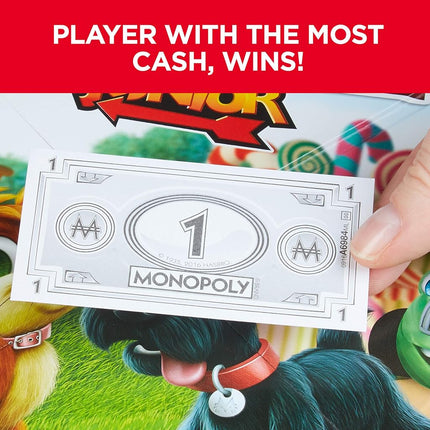 Monopoly Junior Board Game, 4 players, Ages 5 and up (Amazon Exclusive)