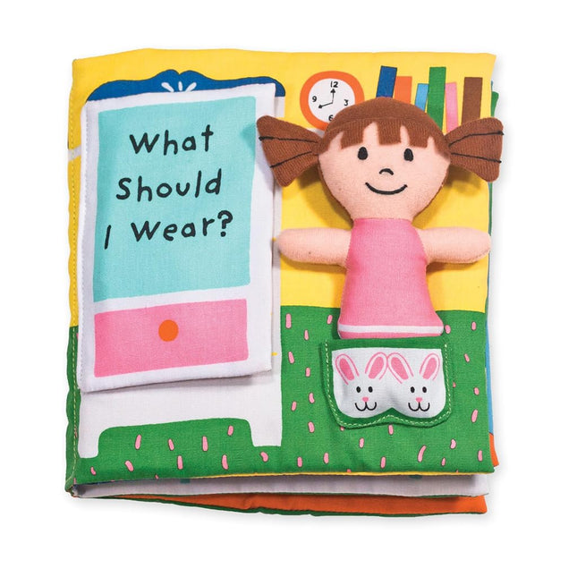 Melissa & Doug Soft Activity Book - What Should I Wear? (Developmental Toy, Machine Washable)