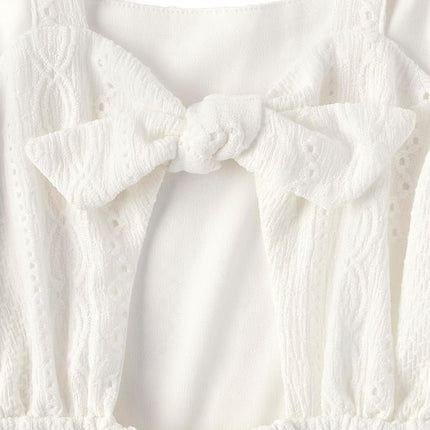 The Children's Place Girls' Printed Summer Dresses, Simply White, X-Small