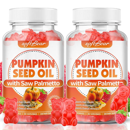 softbear Pumpkin Seed Oil Gummies, Organic Pumpkin