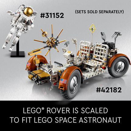 LEGO Creator 3 in 1 Space Astronaut Toy, Building Set Transforms from Astronaut Figure to Space Dog to Viper Jet, Space-Themed Gift Idea for Boys and Girls Ages 9 Years Old and Up, 31152