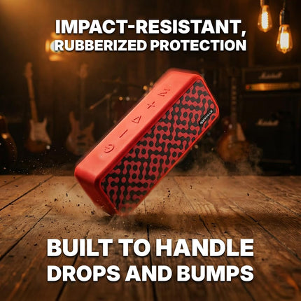 Rockville Faze Portable Bluetooth Speaker TWS Wireless Link 36 Hour Battery
