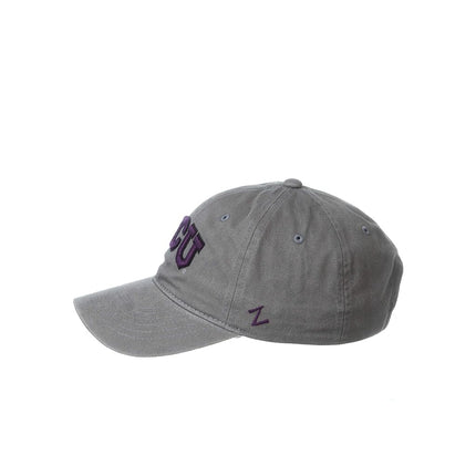 ZHATS NCAA TCU Horned Frogs Mens Adjustable Scholarship Hat Charcoal, TCU Horned Frogs Charcoal, Adjustable