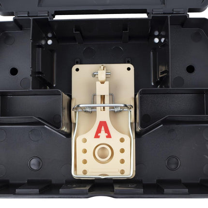 Victor M901RB Refillable Rodent Bait Station, Black