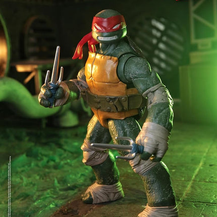 McFarlane Teenage Mutant Ninja Turtles (Page Punchers) Raphael 5in Action Figure with Comic Toys