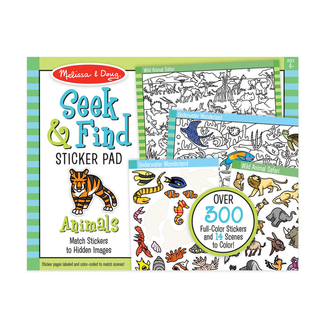 Melissa & Doug Seek And Find Sticker Pad � Animals