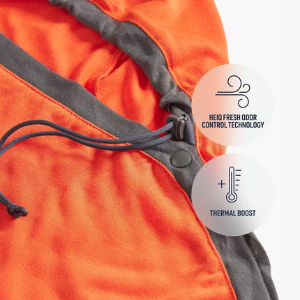 Sea to Summit - Reactor Extreme Sleeping Bag Liner - Regular Mummy With Drawcord - Thermolite For Thermal Boost - Ultra-Sil Stuff Pack - For Backpacking, Camping & Winter Camping - Orange - 364g