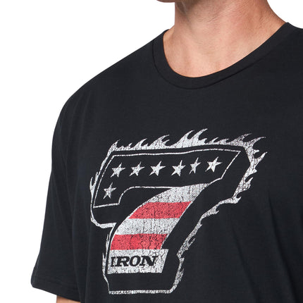 Under Armour - Mens Project Rock Iron 7 T-Shirt, Color Black (001), Size: Small