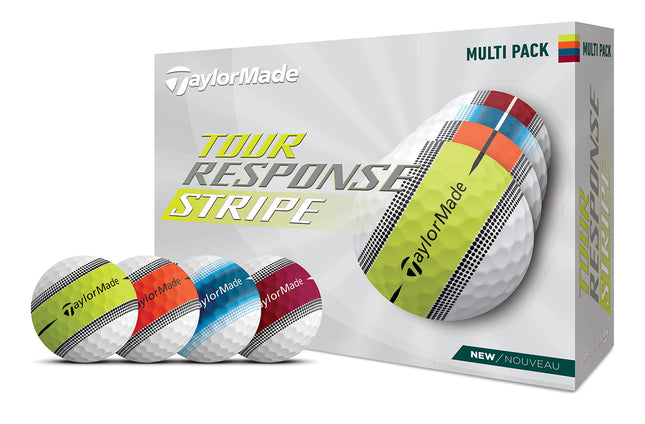 TaylorMade Golf Tour Response Stripe Ball Multi Pa