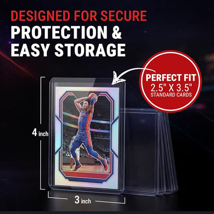Ultra Pro 3" x 4" Trading Card Toploader & Card Sleeve Bundle (200 ct.)