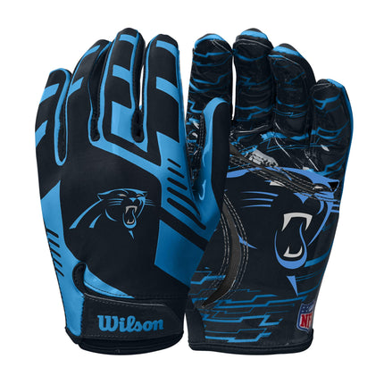 Wilson NFL Stretch Fit Football Gloves - Carolina-